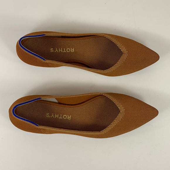 Rothy’s The Point Flats in Fawn - Picture 3 of 13